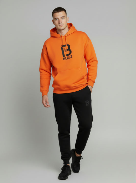 Blest Black/Orange Native II Tracksuit