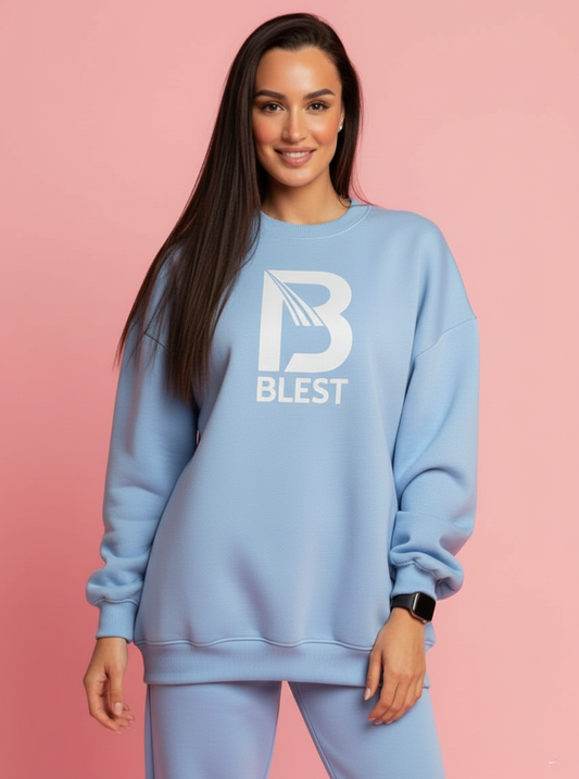 Blest Big B Baby Blue Sweatshirt